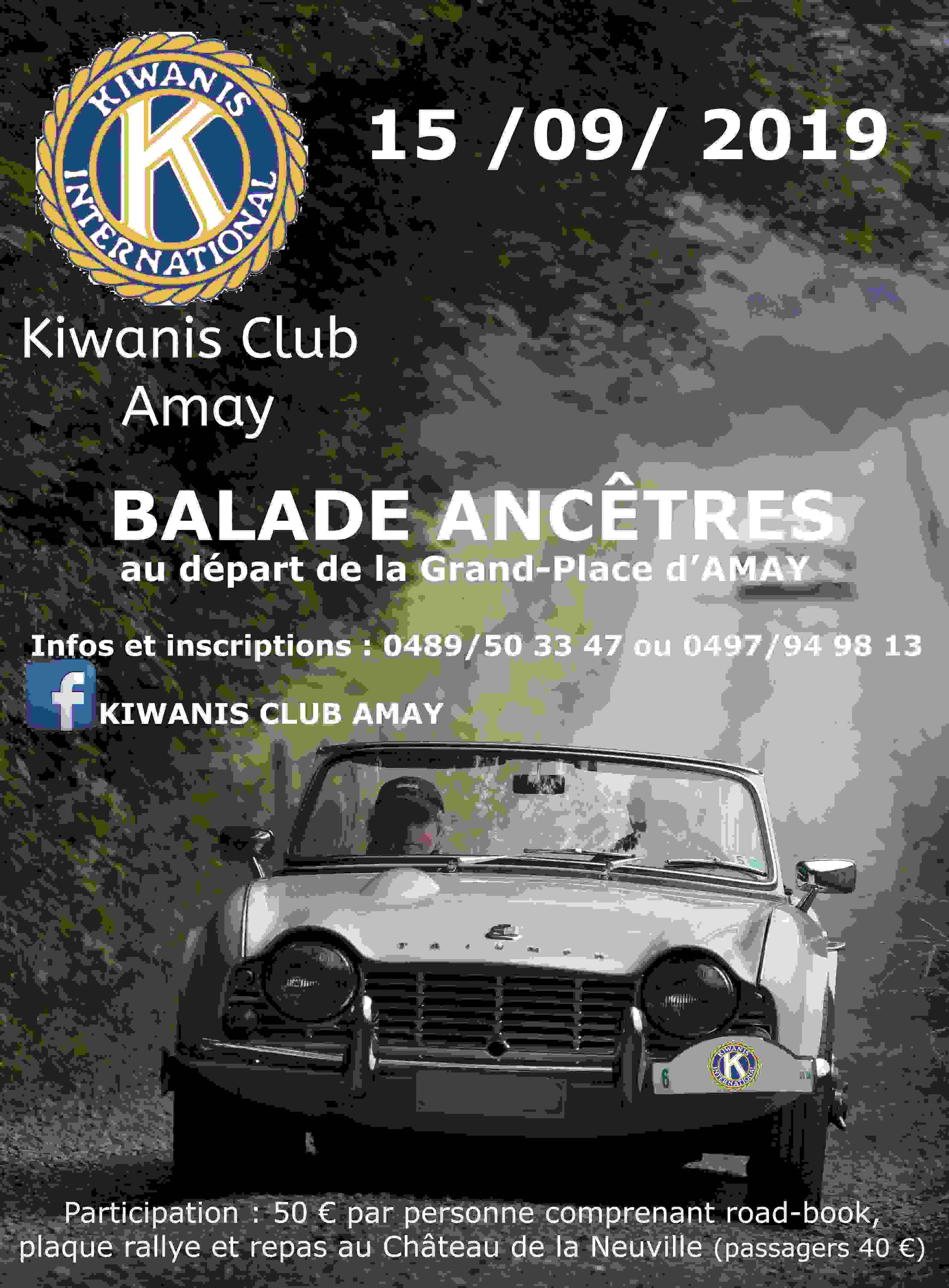 BALADE ANCETRES KIWANIS AMAY | Classic Car Passion