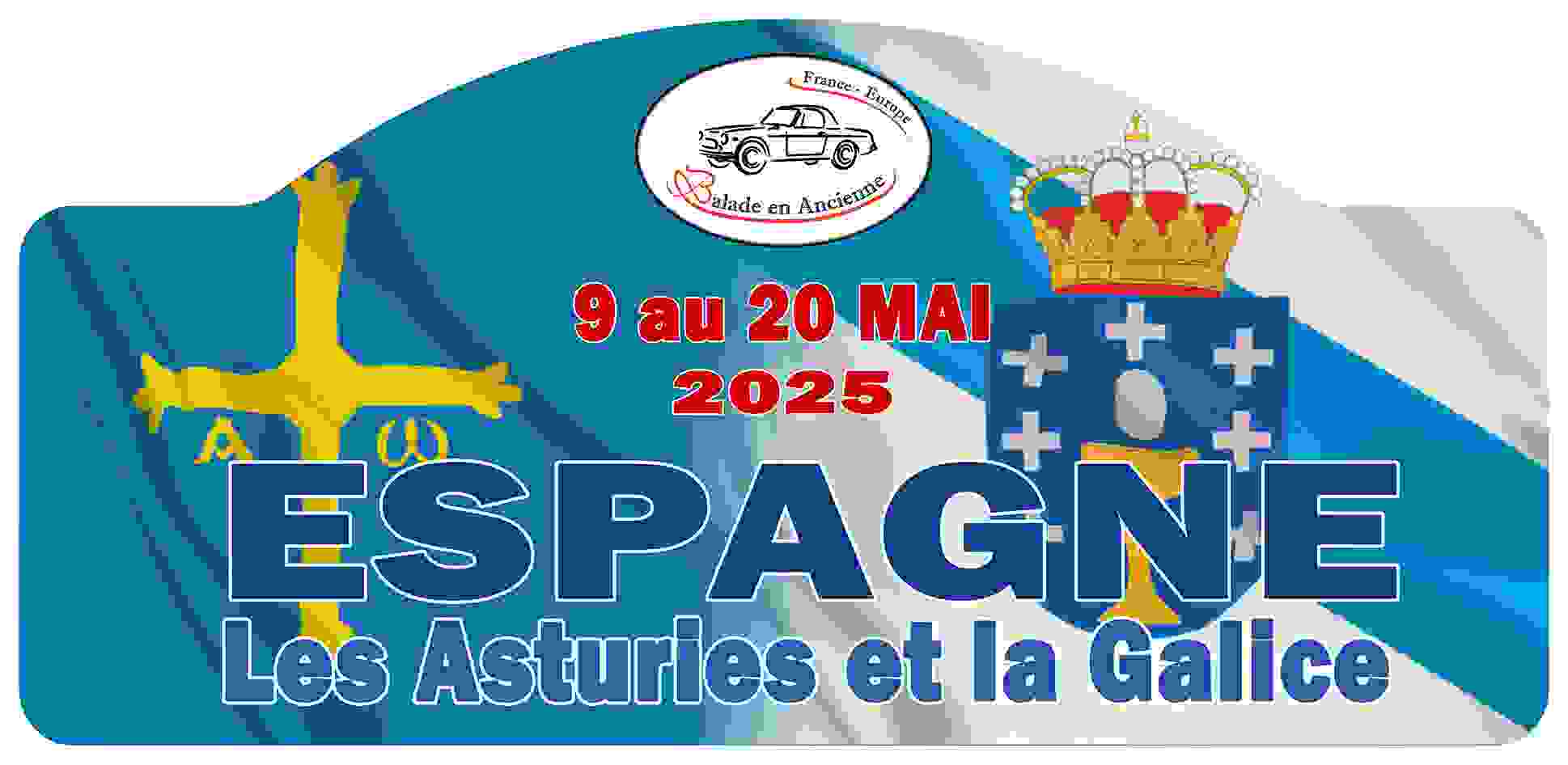 Rallye touristique Espagne Les Asturies et la Galice