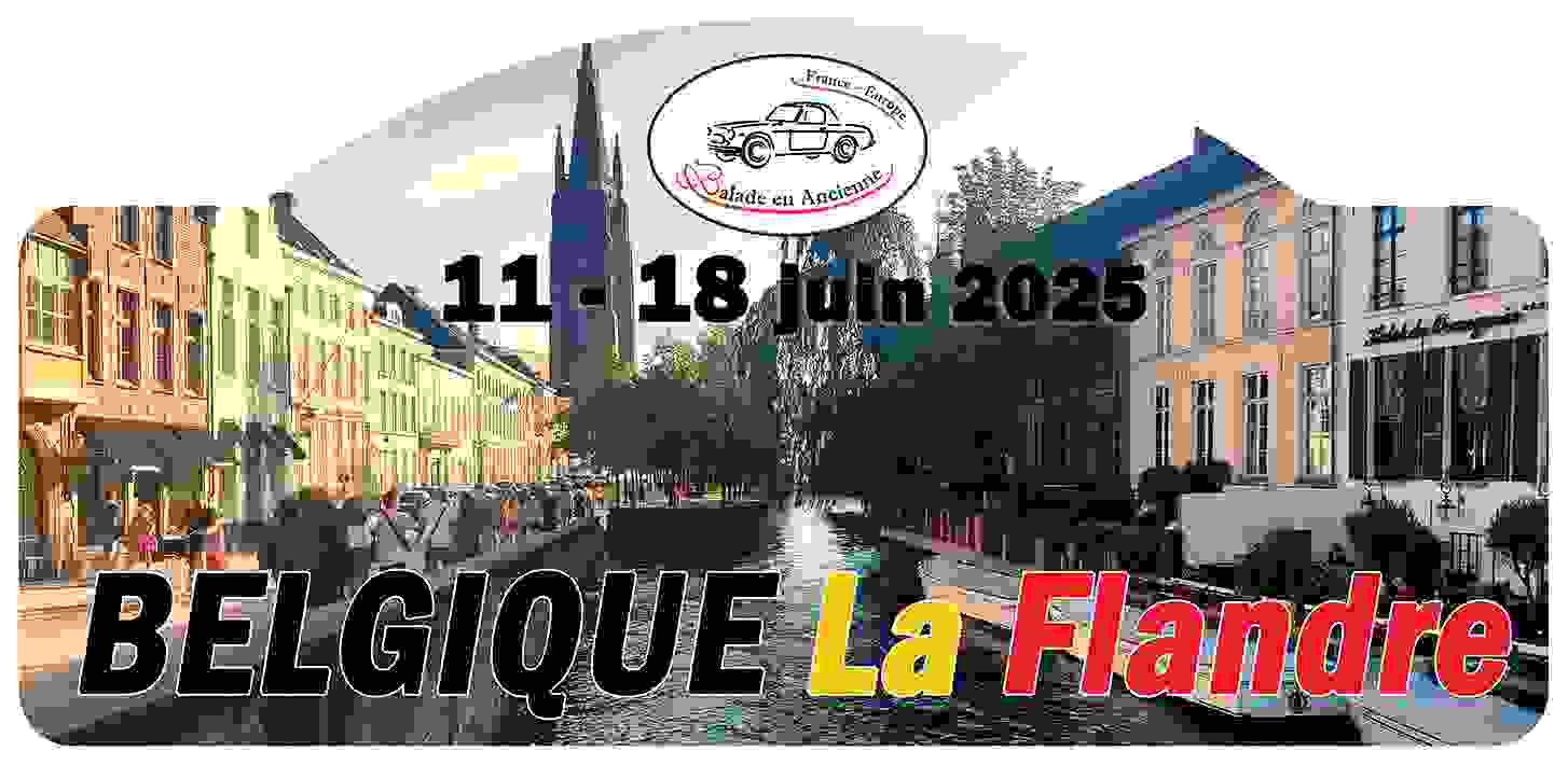 Rallye touristique Belgique La Flandre
