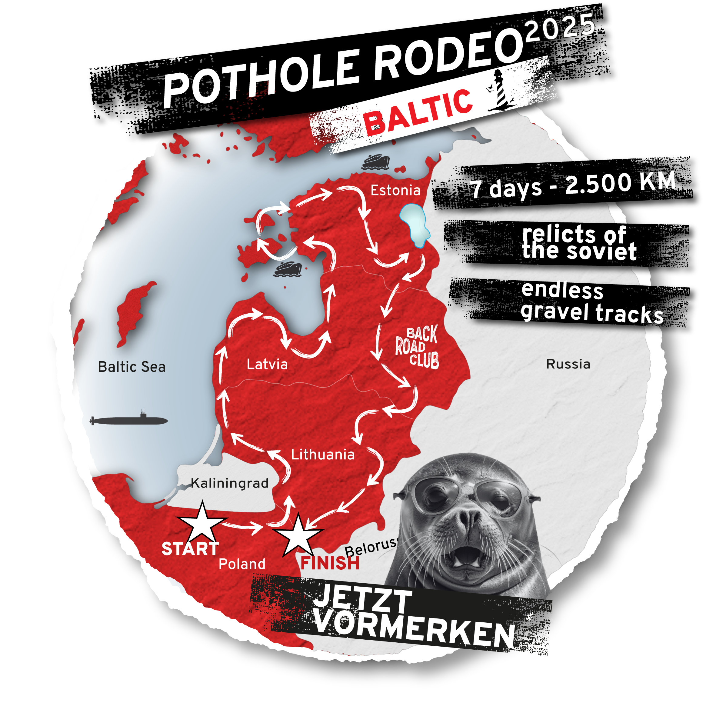 Pothole Rodeo Baltic 2025 Classic Car Passion