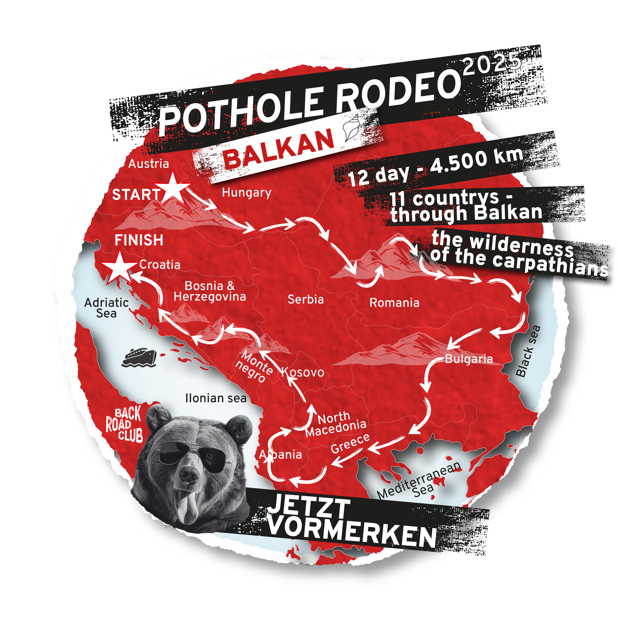 Pothole Rodeo Balkan 2025 Classic Car Passion