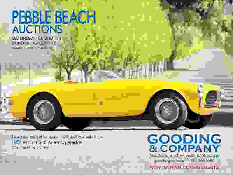 Pebble Beach Auctions presented by Gooding & Company Classic Car Passion